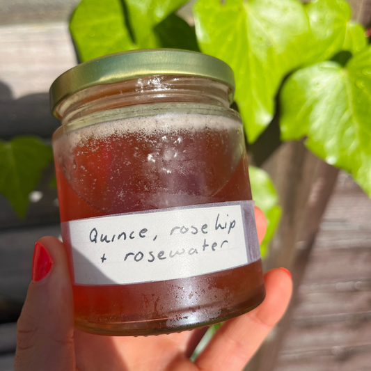 Quince, Rosehip & Rosewater Jelly