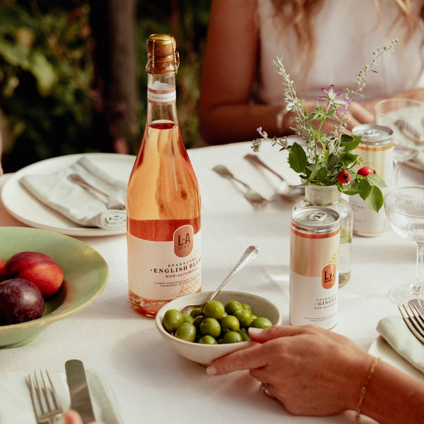 Sparkling Non-Alcoholic White Rose & English Blush