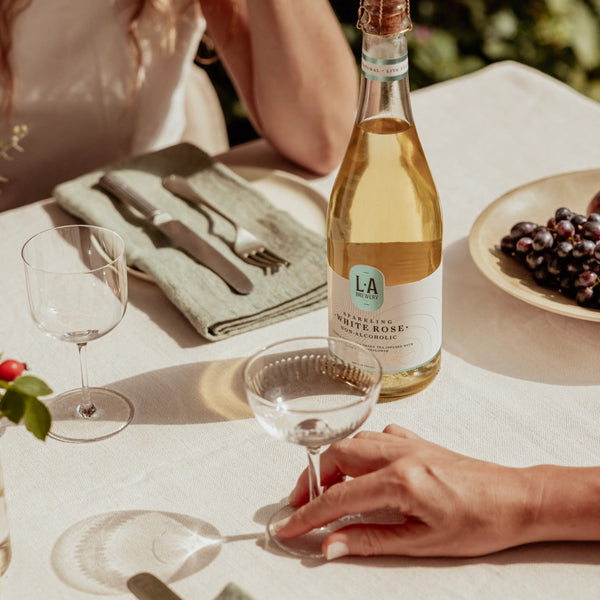 Sparkling Non-Alcoholic White Rose & English Blush