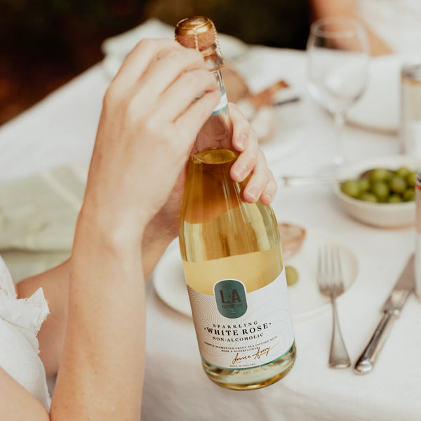 Sparkling Non-Alcoholic White Rose & English Blush