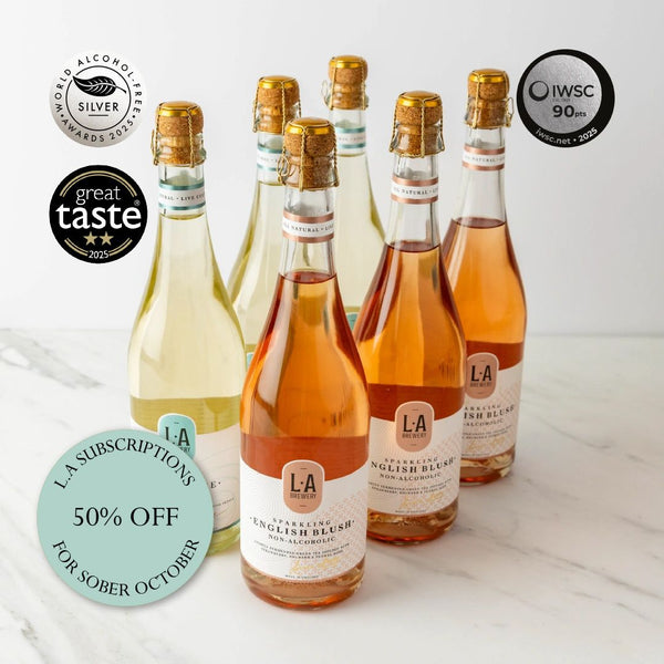 Sparkling Non-Alcoholic White Rose & English Blush