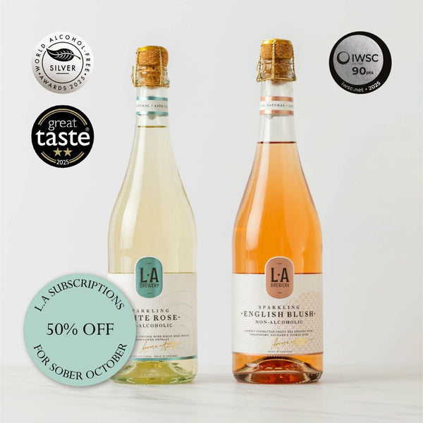 Sparkling Non-Alcoholic White Rose & English Blush