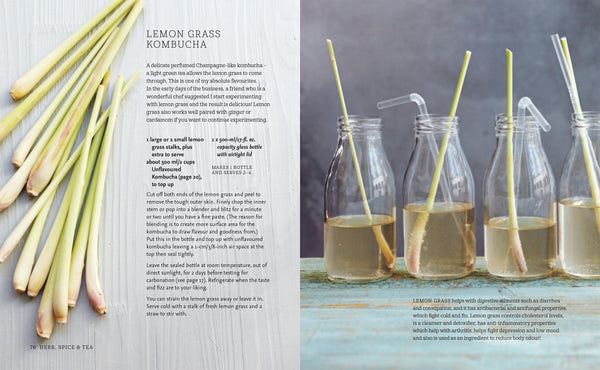 How to make lemongrass kombucha