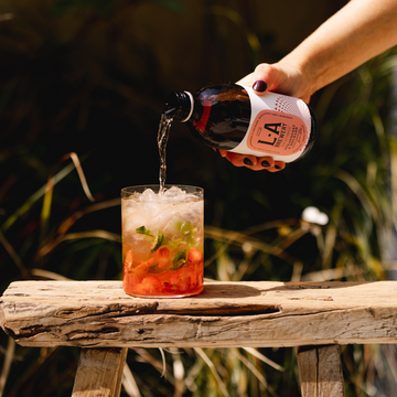 Strawberry & Rhubarb Mojito