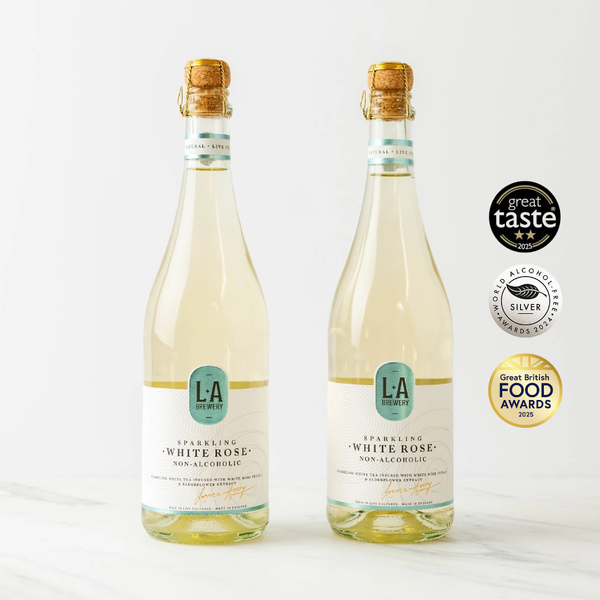 Sparkling Non-Alcoholic White Rose