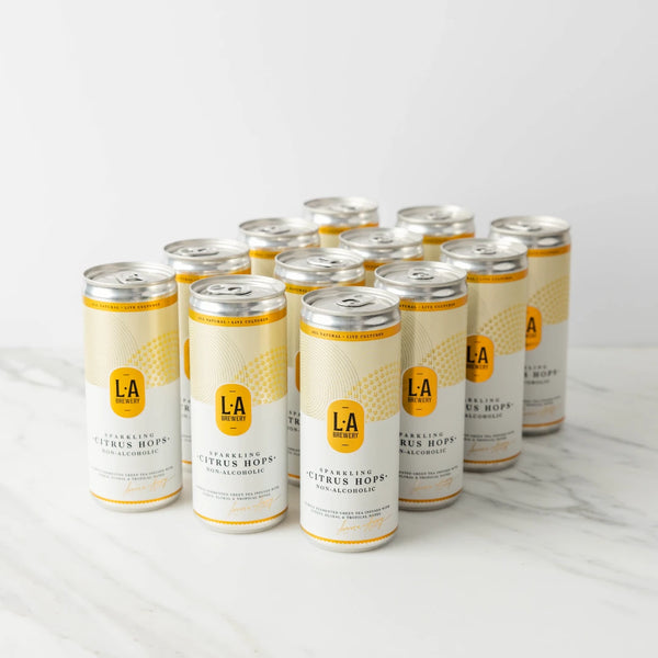 Sparkling Non-Alcoholic Citrus Hops