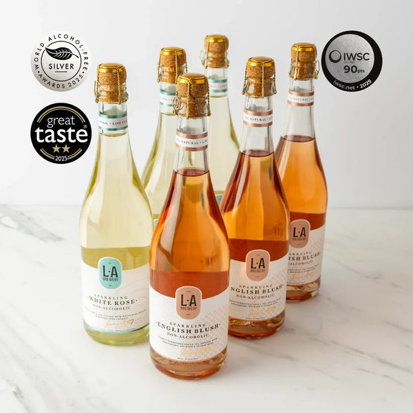Sparkling Non-Alcoholic White Rose & English Blush