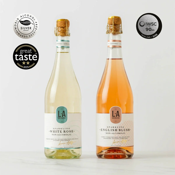 Sparkling Non-Alcoholic White Rose & English Blush