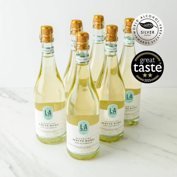 Sparkling Non-Alcoholic White Rose