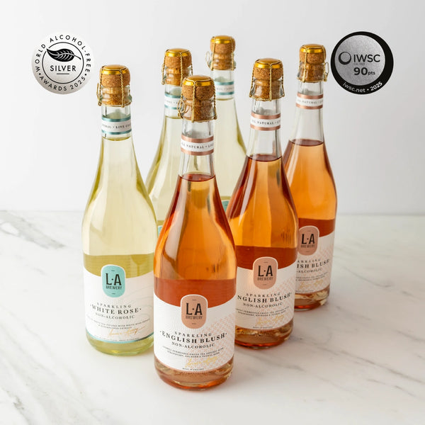 L.A Brewery case of sparkling non-alcoholic wine alternatives