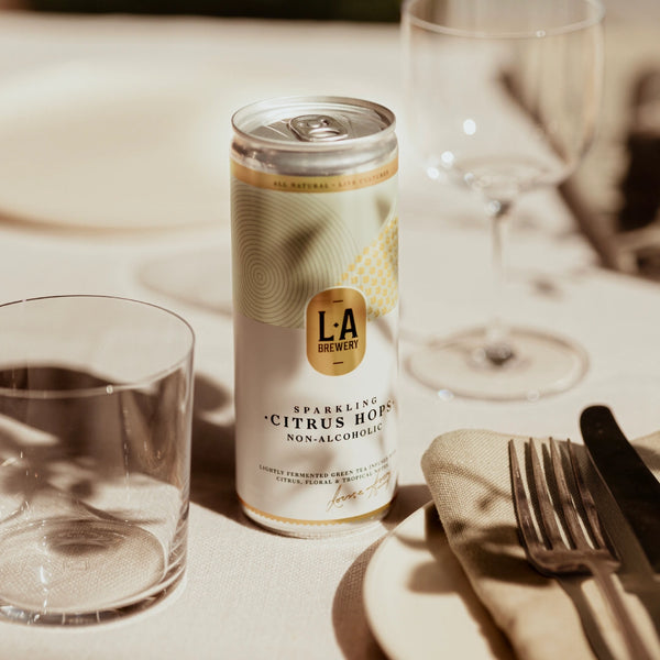 Sparkling Non-Alcoholic Citrus Hops