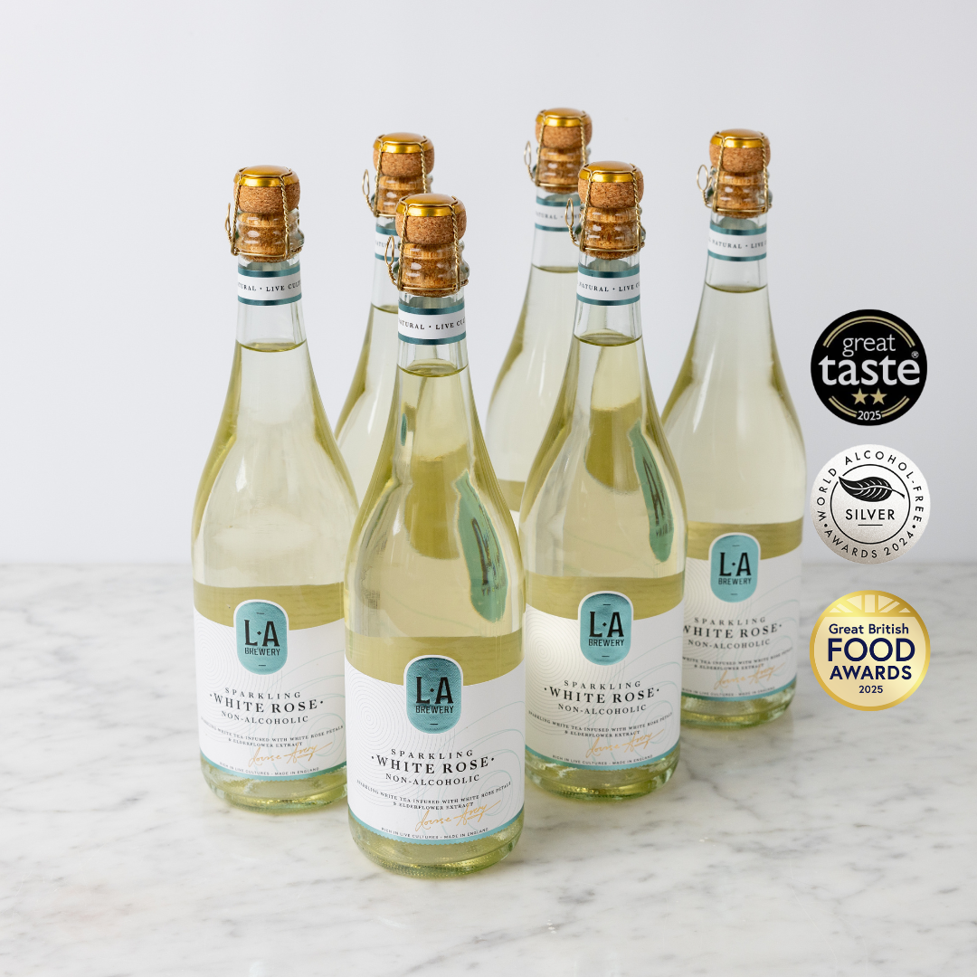 Sparkling Non-Alcoholic White Rose